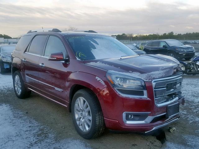 1GKKVTKDXGJ324447 - 2016 GMC ACADIA DEN RED photo 1