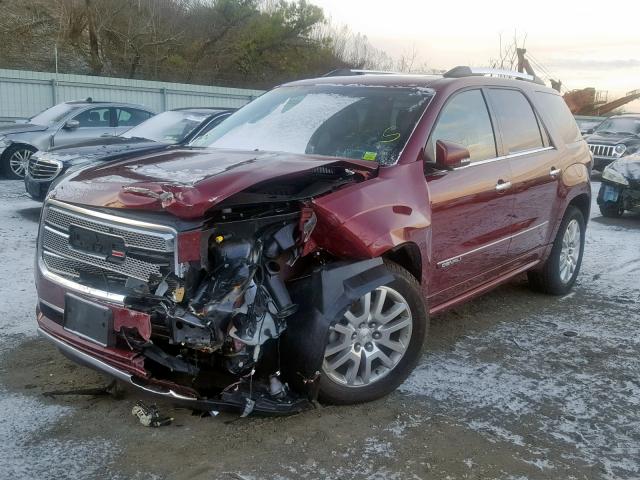 1GKKVTKDXGJ324447 - 2016 GMC ACADIA DEN RED photo 2