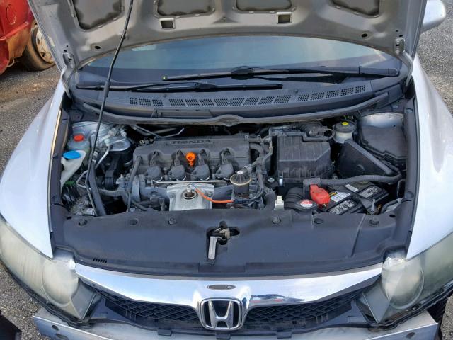 19XFA1F66BE007019 - 2011 HONDA CIVIC LX-S Արծաթագույն լուսանկար 7