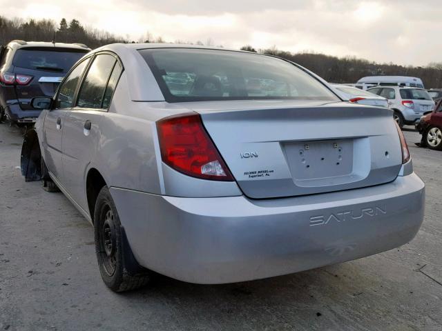 1G8AG52F25Z117753 - 2005 SATURN ION LEVEL SILVER photo 3
