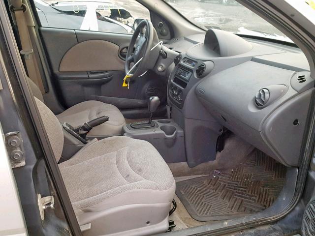 1G8AG52F25Z117753 - 2005 SATURN ION LEVEL SILVER photo 5
