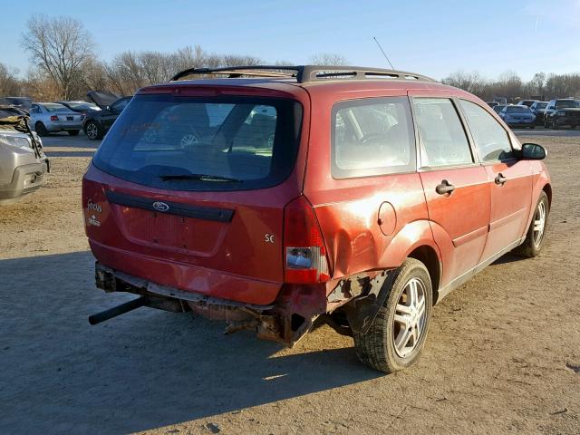 1FAFP36371W288466 - 2001 FORD FOCUS SE 红色 照片 4