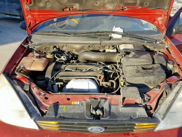 1FAFP36371W288466 - 2001 FORD FOCUS SE 红色 照片 7