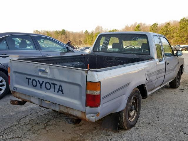 JT4VN93D9L5007904 - 1990 TOYOTA PICKUP 1/2 BLUE photo 4