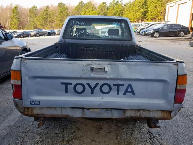 JT4VN93D9L5007904 - 1990 TOYOTA PICKUP 1/2 BLUE photo 6