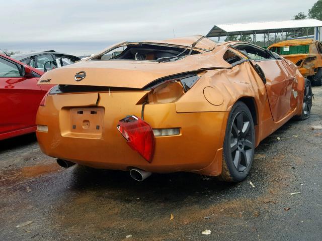 JN1AZ34E24T063917 - 2004 NISSAN 350Z COUPE ORANGE photo 4