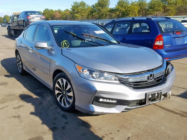 JHMCR6F51HC026107 - 2017 HONDA ACCORD HYB GRAY photo 1