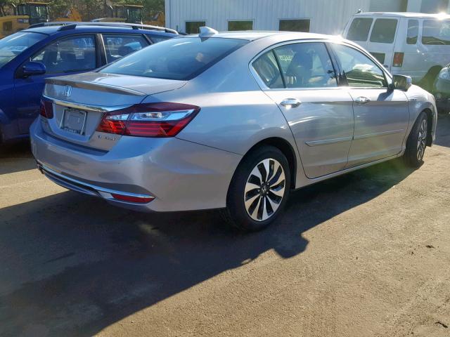 JHMCR6F51HC026107 - 2017 HONDA ACCORD HYB GRAY photo 4