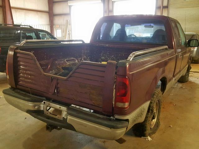 1FTNX20S4YEA27540 - 2000 FORD F250 SUPER RED photo 4