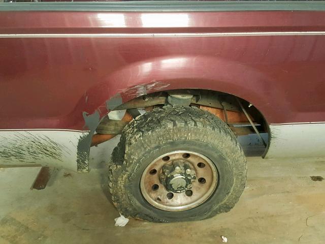 1FTNX20S4YEA27540 - 2000 FORD F250 SUPER RED photo 9