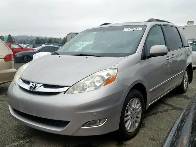 5TDBK22C68S022034 - 2008 TOYOTA SIENNA XLE BEIGE photo 2