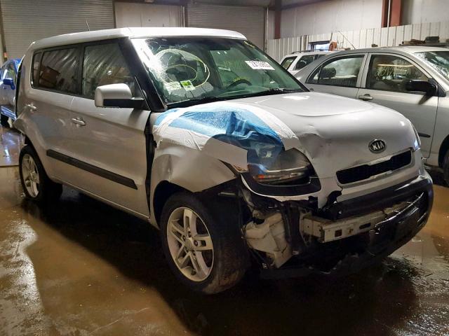 KNDJT2A23B7708129 - 2011 KIA SOUL + SILVER photo 1