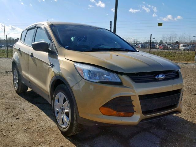 1FMCU0F7XEUC81550 - 2014 FORD ESCAPE S GOLD photo 1