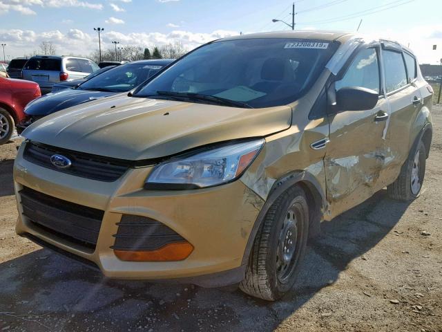 1FMCU0F7XEUC81550 - 2014 FORD ESCAPE S GOLD photo 2