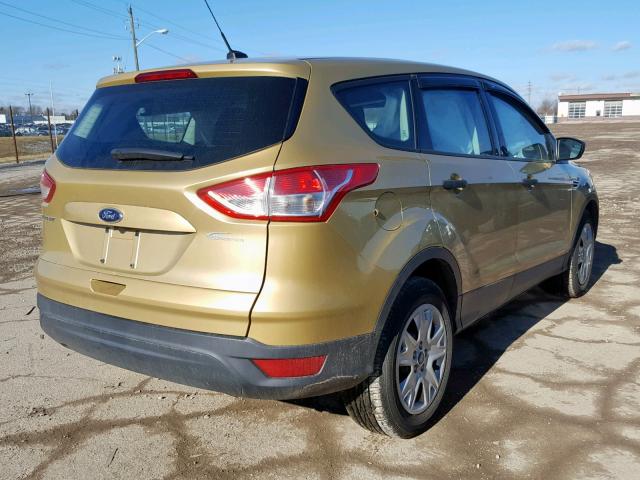 1FMCU0F7XEUC81550 - 2014 FORD ESCAPE S GOLD photo 4