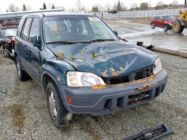 JHLRD17651S000483 - 2001 HONDA CR-V EX GREEN photo 1