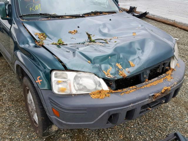 JHLRD17651S000483 - 2001 HONDA CR-V EX GREEN photo 9