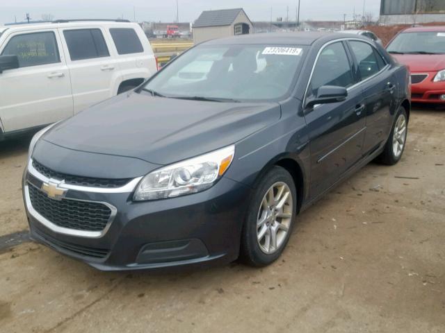 1G11C5SL0FF157607 - 2015 CHEVROLET MALIBU 1LT GRAY photo 2