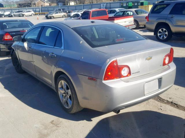 1G1ZH57B78F164495 - 2008 CHEVROLET MALIBU 1LT SILVER photo 3