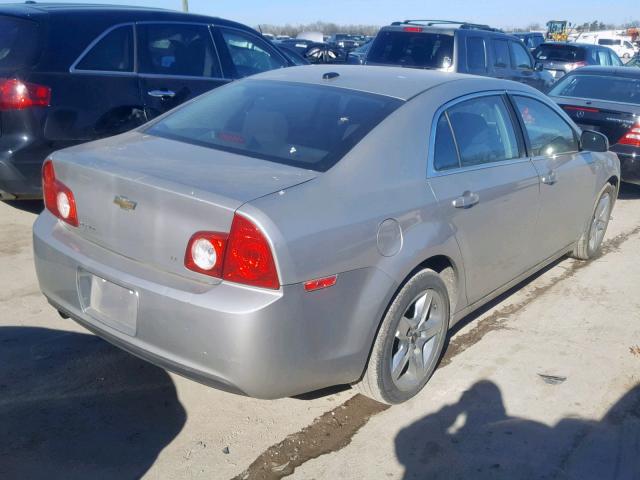 1G1ZH57B78F164495 - 2008 CHEVROLET MALIBU 1LT SILVER photo 4