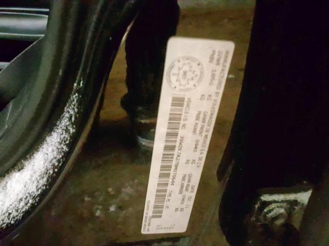 3VW2K7AJ7BM070644 - 2011 VOLKSWAGEN JETTA BASE Սև լուսանկար 10