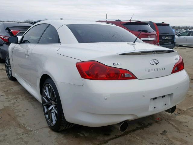 JN1CV6FE1EM900316 - 2014 INFINITI Q60 BASE WHITE photo 3