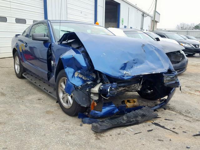 1ZVHT80N595135718 - 2009 FORD MUSTANG BLUE photo 1