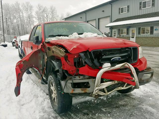 1FTPX14544NC28713 - 2004 FORD F150 RED photo 1