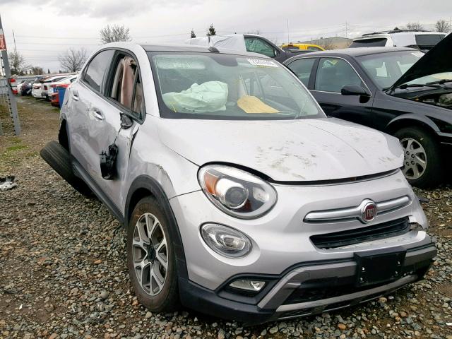 ZFBCFYCT8GP358256 - 2016 FIAT 500X TREKK SILVER photo 1