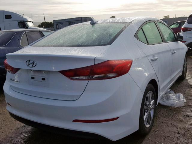 5NPD84LF9HH050153 - 2017 HYUNDAI ELANTRA SE WHITE photo 4