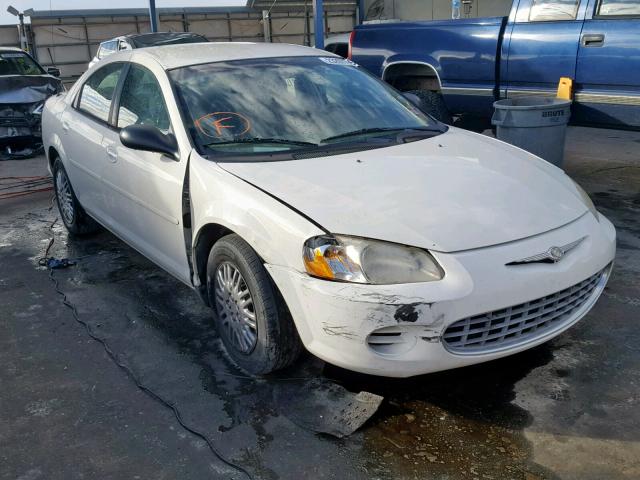 1C3EL46XX2N288743 - 2002 CHRYSLER SEBRING LX WHITE photo 1