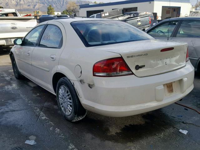 1C3EL46XX2N288743 - 2002 CHRYSLER SEBRING LX WHITE photo 3