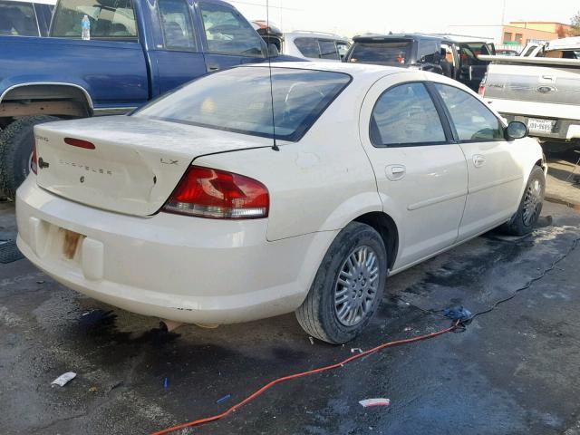 1C3EL46XX2N288743 - 2002 CHRYSLER SEBRING LX WHITE photo 4