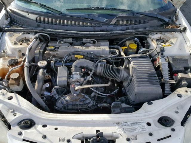 1C3EL46XX2N288743 - 2002 CHRYSLER SEBRING LX WHITE photo 7