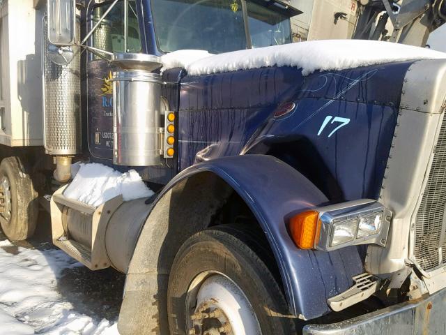 1XP5D69X8NN315117 - 1992 PETERBILT 379 BLUE photo 9