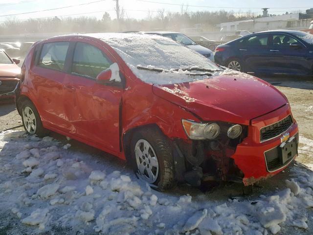 1G1JA6SG7F4203153 - 2015 CHEVROLET SONIC LS RED photo 1