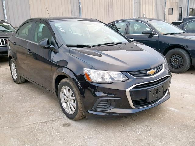 1G1JD5SH6H4115062 - 2017 CHEVROLET SONIC LT BLACK photo 1