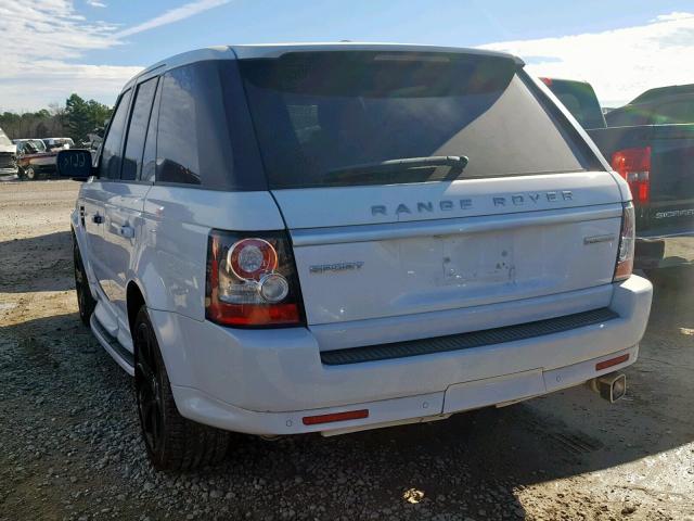 SALSK2D41DA782278 - 2013 LAND ROVER RANGE ROVE WHITE photo 3