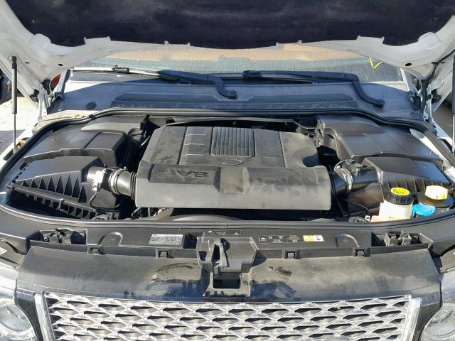 SALSK2D41DA782278 - 2013 LAND ROVER RANGE ROVE WHITE photo 7