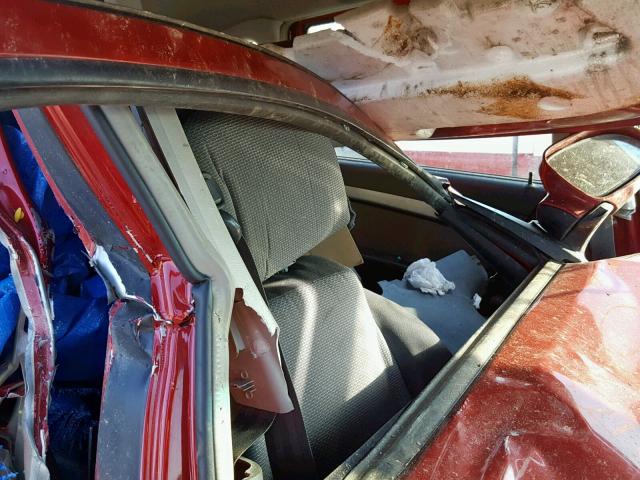 KL1TD6DEXAB097828 - 2010 CHEVROLET AVEO LS BURGUNDY photo 6