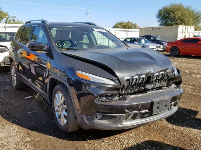 1C4PJLDB4EW312982 - 2014 JEEP CHEROKEE L BLACK photo 1