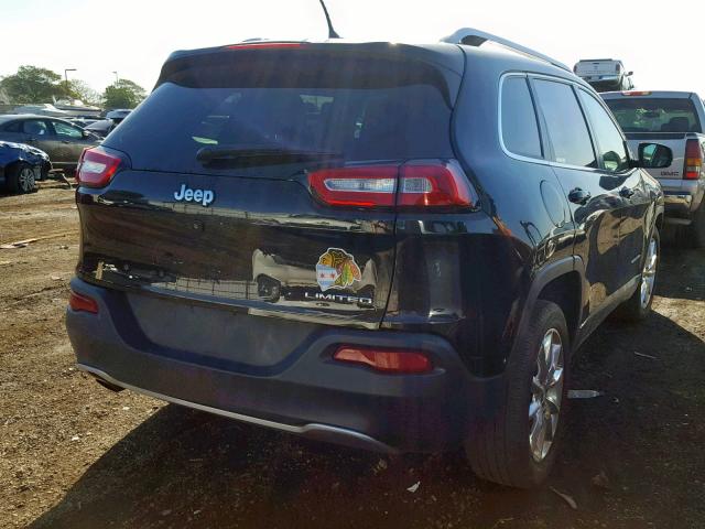 1C4PJLDB4EW312982 - 2014 JEEP CHEROKEE L BLACK photo 4