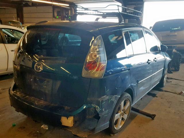 JM1CR293160101391 - 2006 MAZDA 5 GREEN photo 4