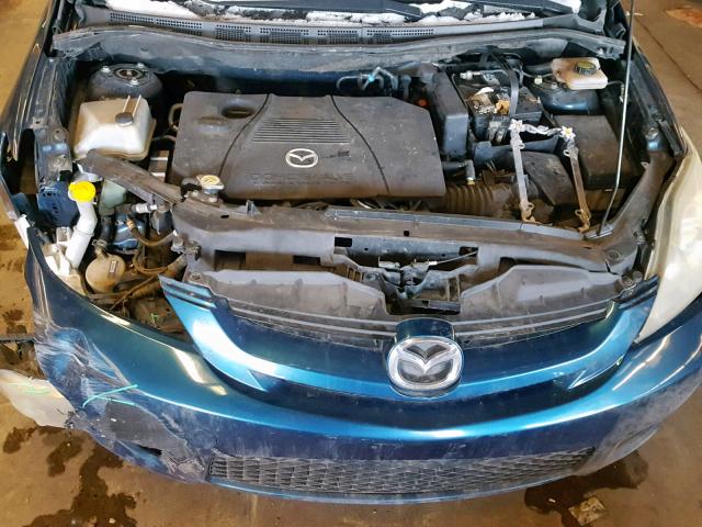 JM1CR293160101391 - 2006 MAZDA 5 GREEN photo 7