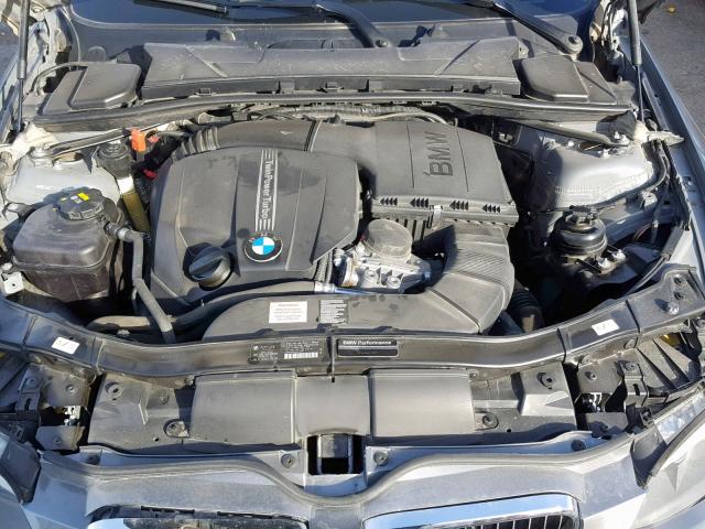 WBAKG7C51BE263086 - 2011 BMW 335 I Графитовый фото 7