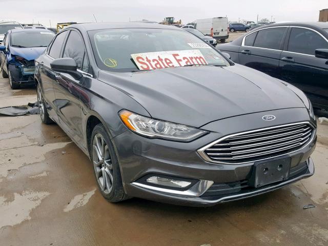3FA6P0G7XHR159733 - 2017 FORD FUSION S CHARCOAL photo 1