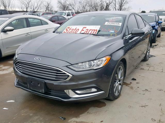 3FA6P0G7XHR159733 - 2017 FORD FUSION S CHARCOAL photo 2