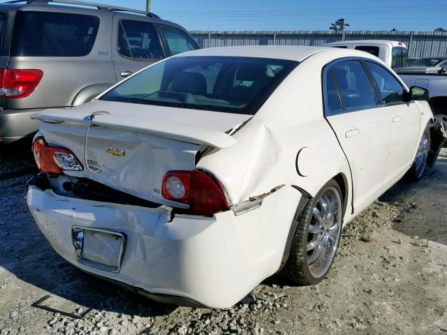 1G1ZG57N48F174608 - 2008 CHEVROLET MALIBU LS Ақ фото 4