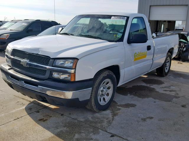 1GCEC14X87Z194454 - 2007 CHEVROLET SILVERADO WHITE photo 2