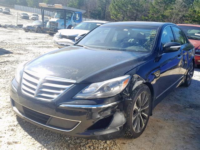 KMHGC4DH0CU206585 - 2012 HYUNDAI GENESIS 5. BLACK photo 9